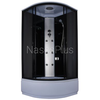 Душевой бокс полукруглый BZURA H90GBB BRAVO (4уп.) - Фото 8 Душевой бокс полукруглый BZURA H90GBB BRAVO (4уп.)