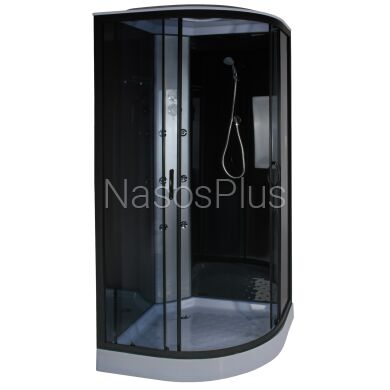 Душевой бокс полукруглый BARYCZ LL90GBB BRAVO (4уп.) - Фото 5 Душевой бокс полукруглый BARYCZ LL90GBB BRAVO (4уп.)