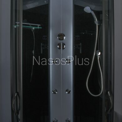 Душевой бокс полукруглый BARYCZ LL90GBB BRAVO (4уп.) - Фото 2 Душевой бокс полукруглый BARYCZ LL90GBB BRAVO (4уп.)