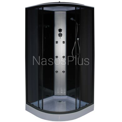 Душевой бокс полукруглый BARYCZ LL90GBB BRAVO (4уп.) - Фото 1 Душевой бокс полукруглый BARYCZ LL90GBB BRAVO (4уп.)