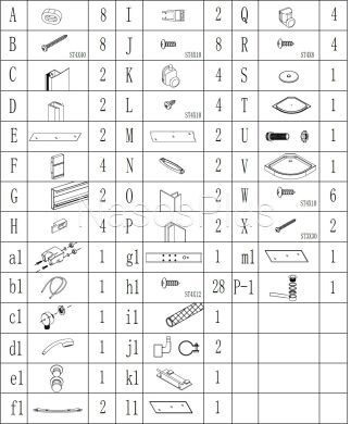 Душевой бокс полукруглый BARYCZ LL90GBB BRAVO (4уп.) - Фото 6 Душевой бокс полукруглый BARYCZ LL90GBB BRAVO (4уп.)