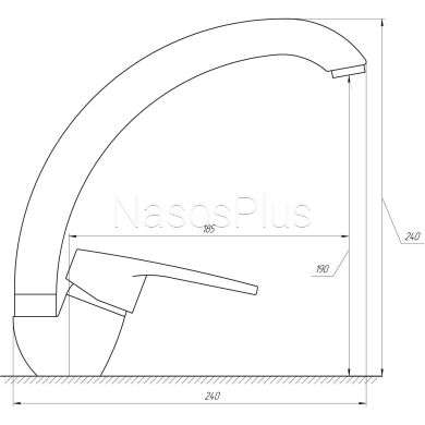 Смеситель для кухни DOMINO SIRIUS DSV-203S
