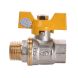 Кран шаровый прямой SOLOMON 1/2&Prime; НВ ЖБ PN40 B1008