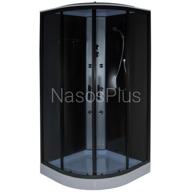 Душевой бокс полукруглый BARYCZ LL90GBB BRAVO (4уп.) - Фото 4 Душевой бокс полукруглый BARYCZ LL90GBB BRAVO (4уп.)