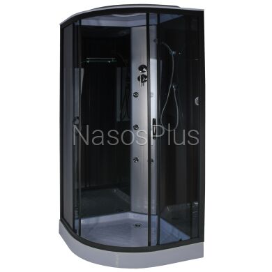 Душевой бокс полукруглый BARYCZ LL90GBB BRAVO (4уп.) - Фото 11 Душевой бокс полукруглый BARYCZ LL90GBB BRAVO (4уп.)