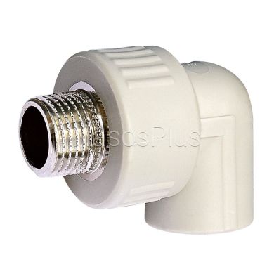 EDR-200012 Коліно PPR d 20х1/2'' (25/100) з зовнішньою різьбою